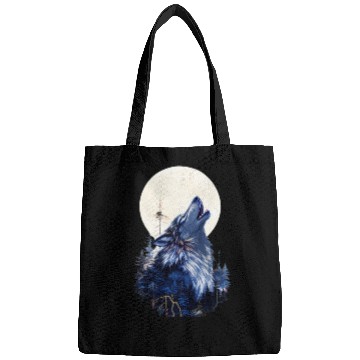 Discover Lunar Howl Forest Mythical Wolf Bags