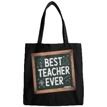 Discover Best Teacher Ever Chalkboard Teachers Gift Bags