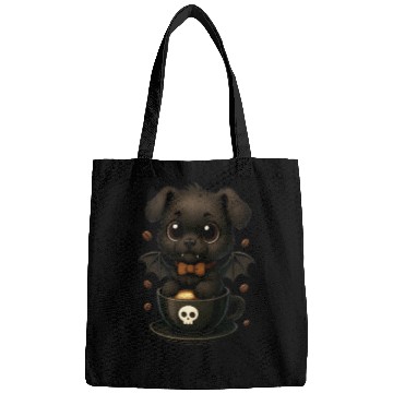 Discover Cute Bat Puppy Coffee Mug Design Bags
