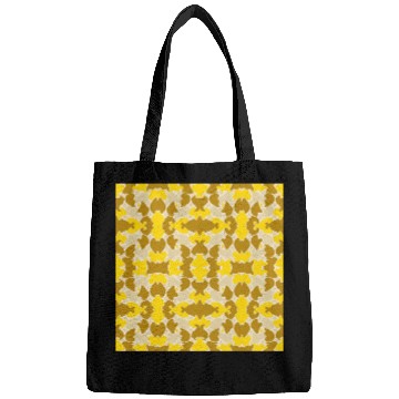 Discover Abstract Gold and Brown Pattern Bags