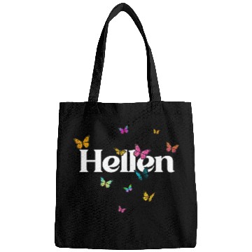 Discover HELLEN - beautiful girl name with cute butterflies Bags