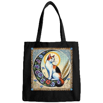Discover Celestial Calico Cat Art Design Bags