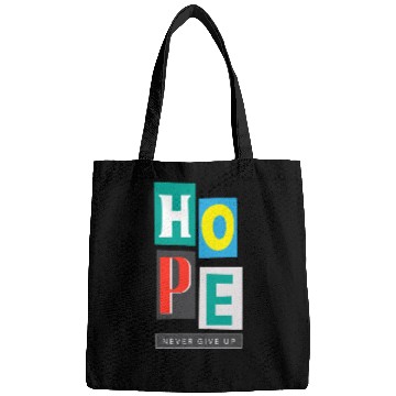 Discover HOPE Never Give Up Bags | Inspirational