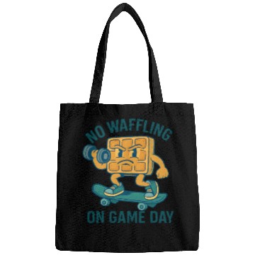 Discover Waffle Character Skateboard Design Bags