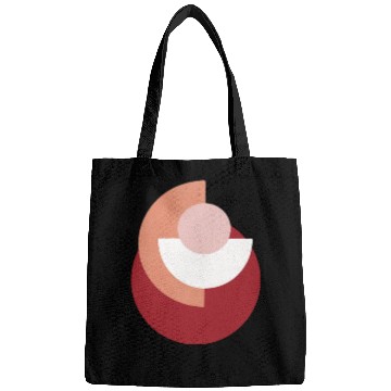 Discover Abstract Circle Geometry Modern Art Design Bags