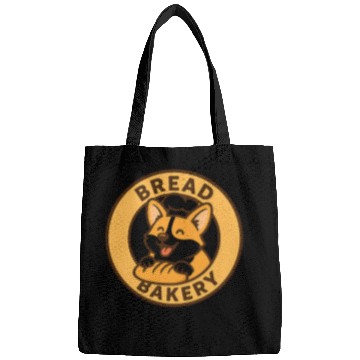 Discover Whimsical Bread and Bakery Dog Logo Bags