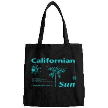 Discover California Sun Fireworks Illustration Bags