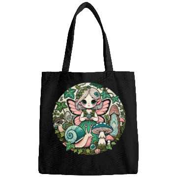 Discover Enchanted Forest Fairy Illustration Bags