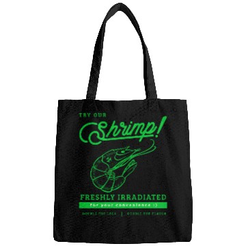 Discover Radioactive Shrimp Retro Parody Bags