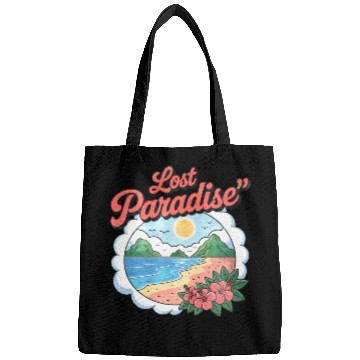 Discover Lost Paradise Tropical Scene Bags