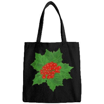 Discover Holly Berry and Leaf Pattern Bags