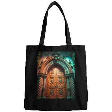 Discover Haunted Gothic Castle Entrance Bags