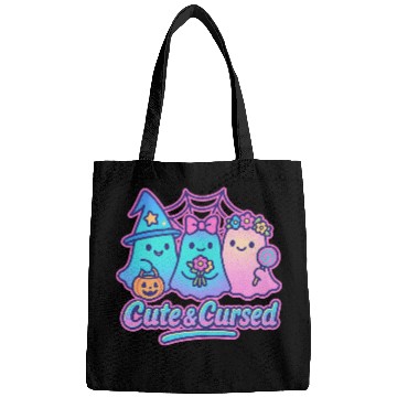 Discover Whimsical Halloween Ghost Trio Bags