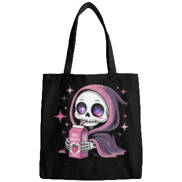 Discover Cosmic Skeleton Drinking Strawberry Juice Bags