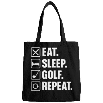 Discover Eat Sleep Golf Repeat Bags