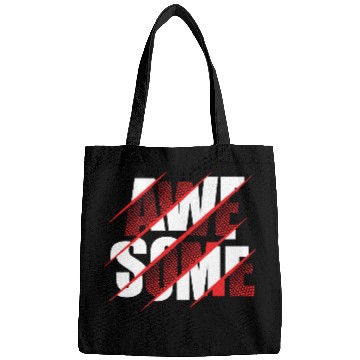 Discover Dynamic Red Slash Graphic Wear Bags
