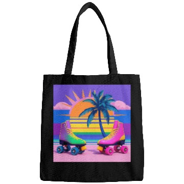 Discover Retro Summer Vibes Bags | 90s Neon Roller Skate