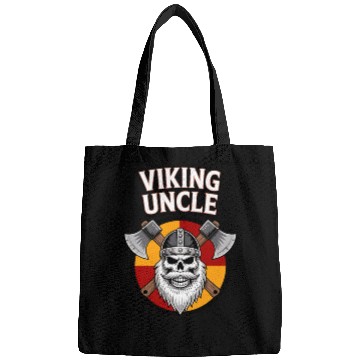 Discover viking uncle norse warrior funny gift Bags