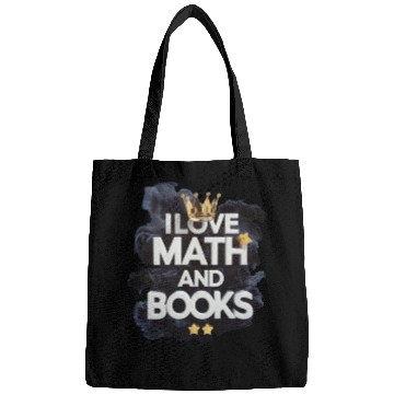 Discover Math and Books Enthusiast Design Bags