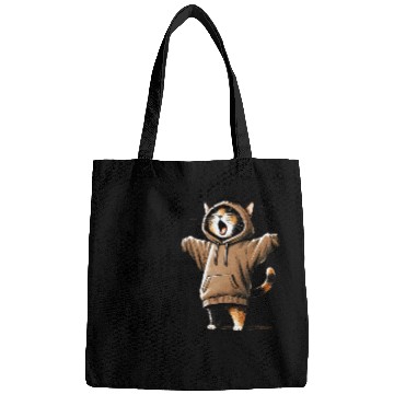 Discover Cozy Cat in Bags Sleepwear Design