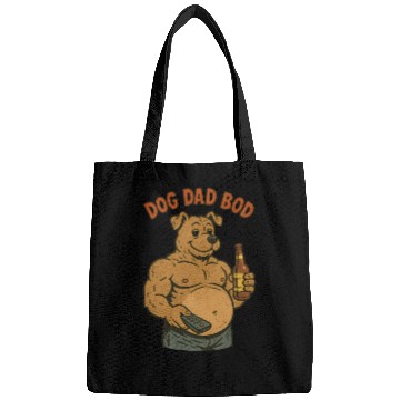 Discover Humorous Muscular Dog Dad Bags