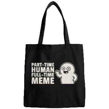 Discover Meme Graphic with Cartoon Character Bags