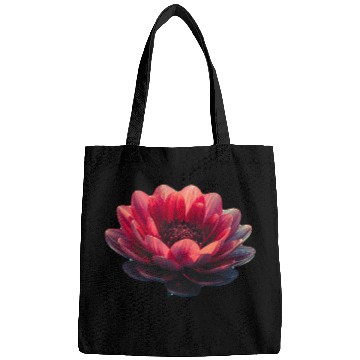 Discover Vivid Red Lotus Blossom Design Bags