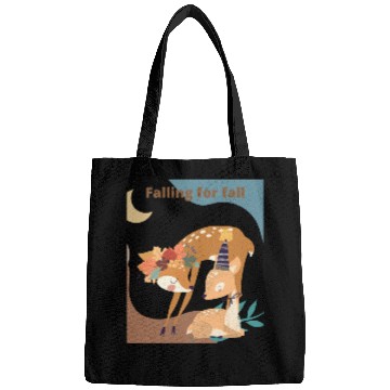 Discover Autumn Deer Falling for Fall Bags