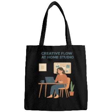 Discover Creative Flow Home Studio Illustration Bags