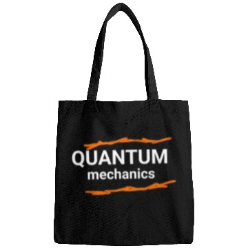 Discover Quantum Mechanics Minimalist Typography  Bags