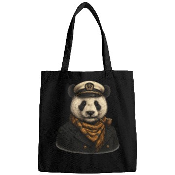 Discover Captain Panda The Hipster Sea Commander Bags