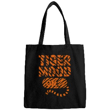 Discover Wild Leopard Print Text Design Bags