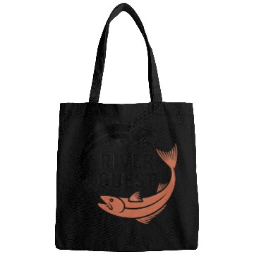Discover River Quest Fish Illustration Bags