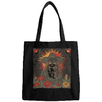Discover Mystic Sunflower Woman Illustration Bags