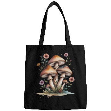 Discover Whimsical Forest Mushrooms Design Bags