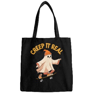 Discover Spooky Skateboard Ghost Bags