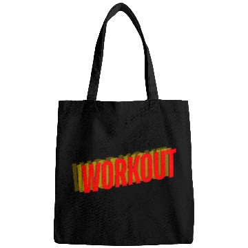 Discover Dynamic Workout Typography Design Bags