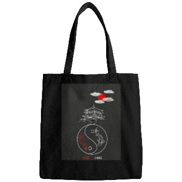 Discover Zen Balance Koi and Pagoda Design Bags