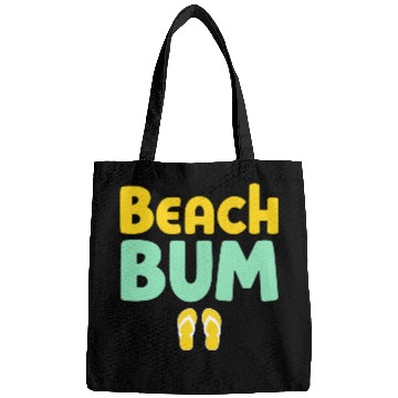 Discover Beach B Typography with Flip Flops Bags