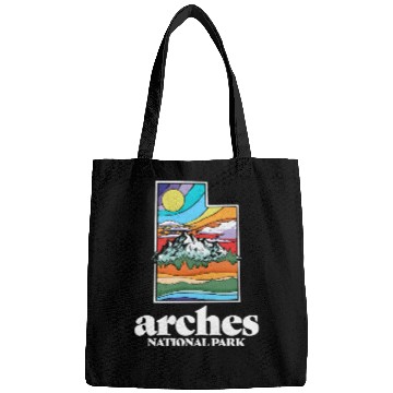 Discover Arches National Park Utah Vintage Nature Outdoor Bags