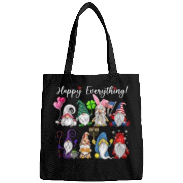 Discover Happy Everything Gnomes Every Seasons All Year Bags