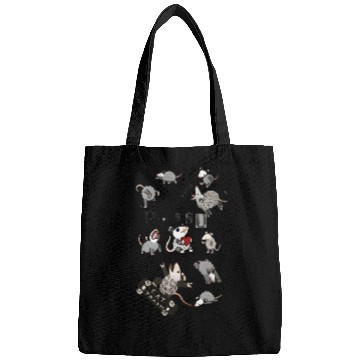 Discover Adorable possum Mouse Collection Illustration Bags