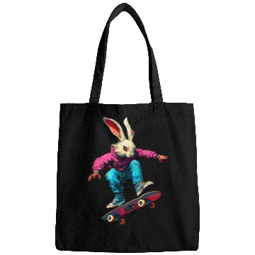Discover Rabbit skateboard / skater rabbit Bags