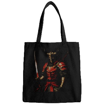 Discover Demon Warrior Dot Art Design Bags