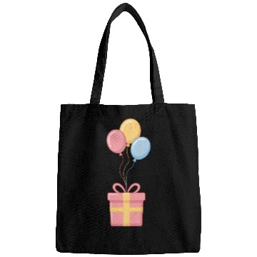 Discover Colorful Balloon Celebration Design Bags