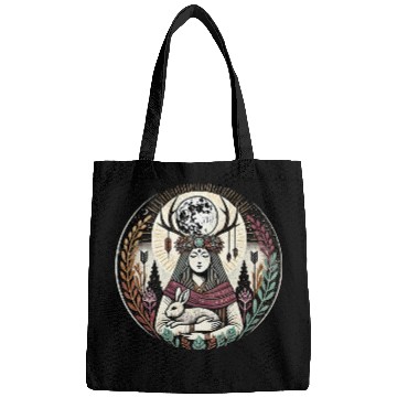 Discover Celestial Dreamcatcher Mystic Illustration Bags