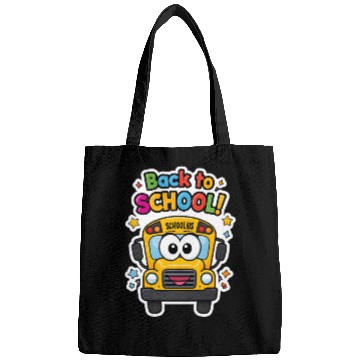 Discover Back to School Happy School Bus Bags