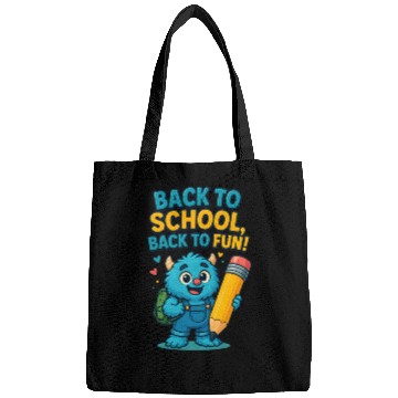 Discover Back to School Monster Design Bags