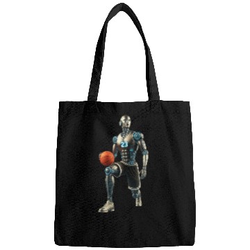 Discover Futuristic Robot Basketball Player – AI Athlete Ar Bags