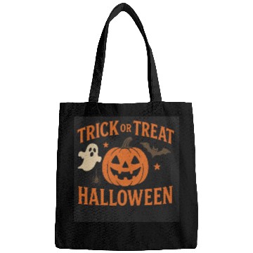 Discover Halloween Trick or Treat Pumpkin Design Bags